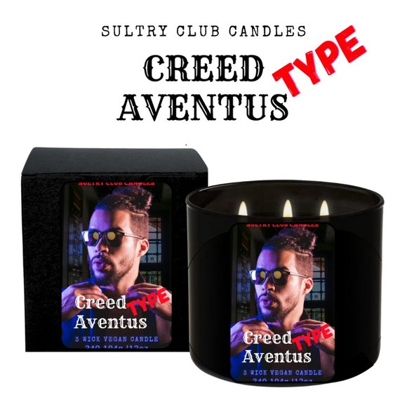 CREED AVENTUS TYPE 3 WICK CANDLE - Picture 2 of 2